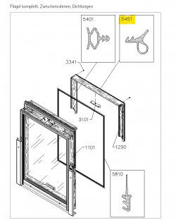 VELUX Falzdichtung 5451 GPL V21