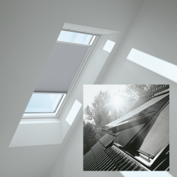 VELUX FOL U10 1282S Plissee und Hitzeschutzmarkise